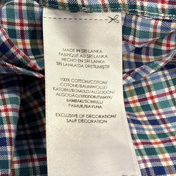 Ralph Lauren Plaid Button Down Cotton Multi Color Shirt 2XB - Picture 9 of 10